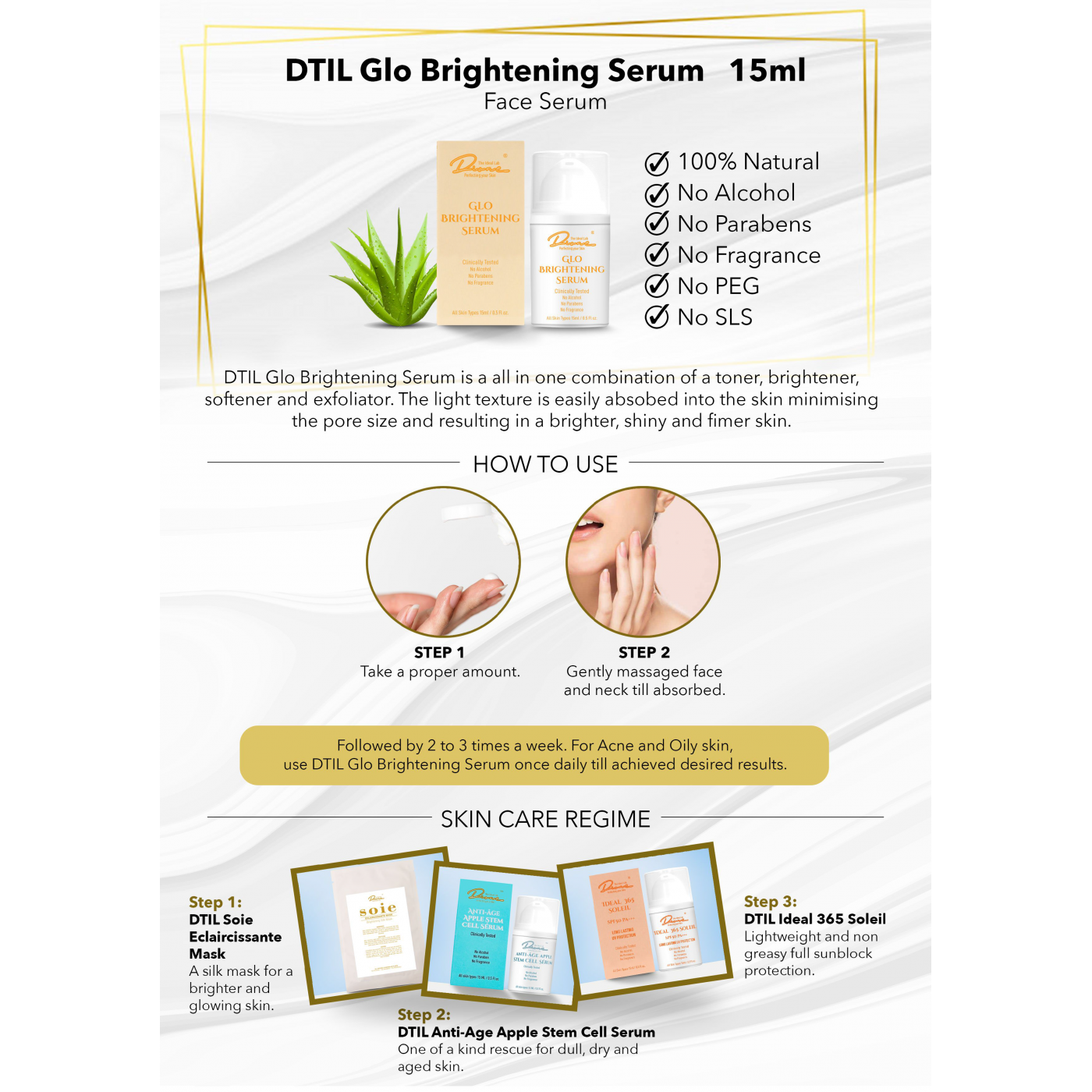 DTIL Glo Brightening Serum, 15ml