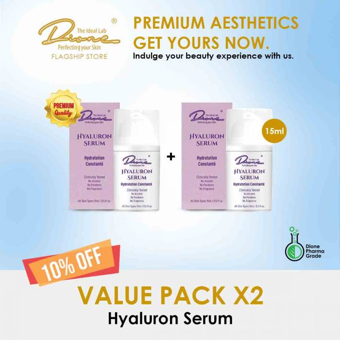 Hyaluron Serum,15ml value pack