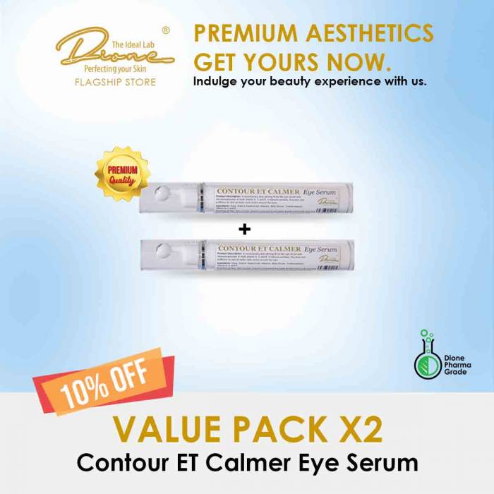 Contour ET Calmer Eye Serum, 15ml value pack