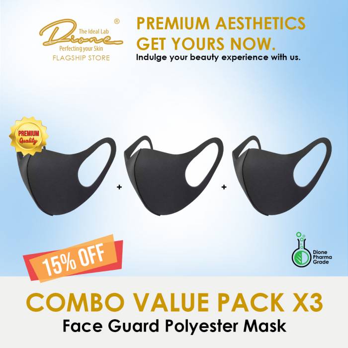 Face Guard Polyester Mask Combo value pack