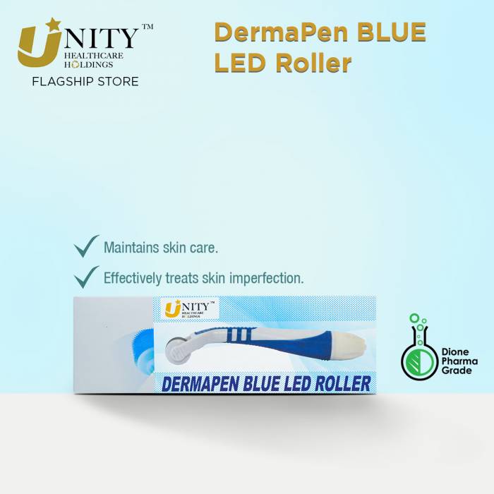 DermaPen BLUE LED Roller 0.25, 0.75, 1.00mm